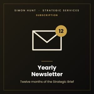 Simon Hunt Strategic Services – Yearly Newsletter Subscription